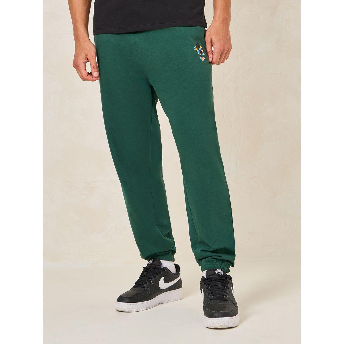 جوغر فضفاض بطبعة ميكي ماوس مع اربطة-men-clothing-bottoms-joggers-image-1