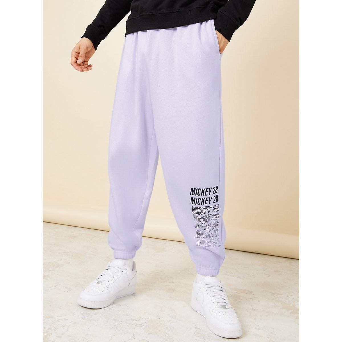 Styli Mickey Mouse Print Oversized Jogger-men-clothing-bottoms-joggers-image-1
