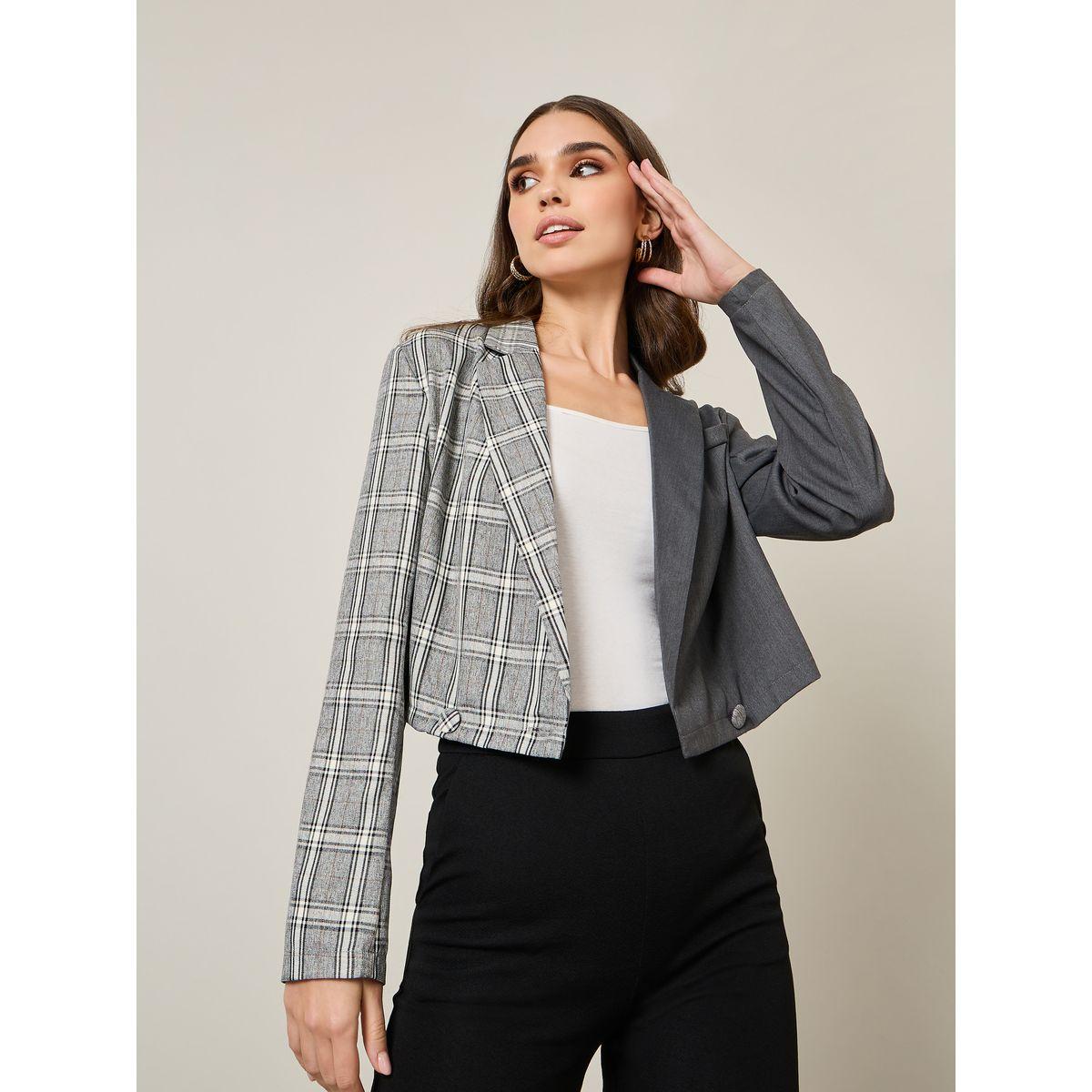 بليزر قصير بنمط كتل الالوان-women-clothing-coatsandjackets-blazers-image-3
