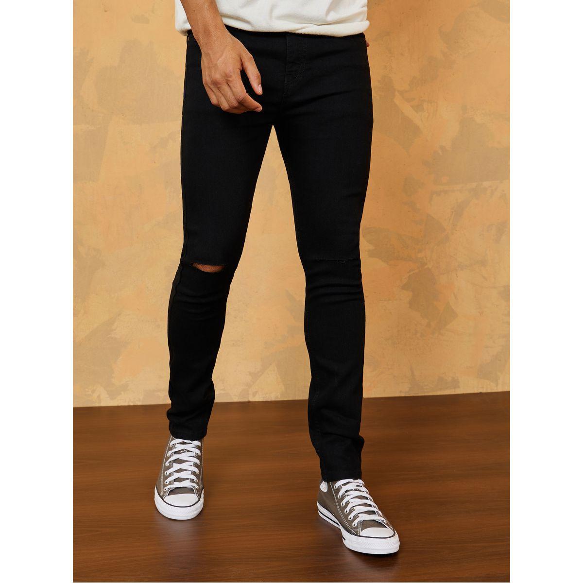 جينز بقصة سكيني وتفاصيل ممزقة-men-clothing-bottoms-jeans-image-1