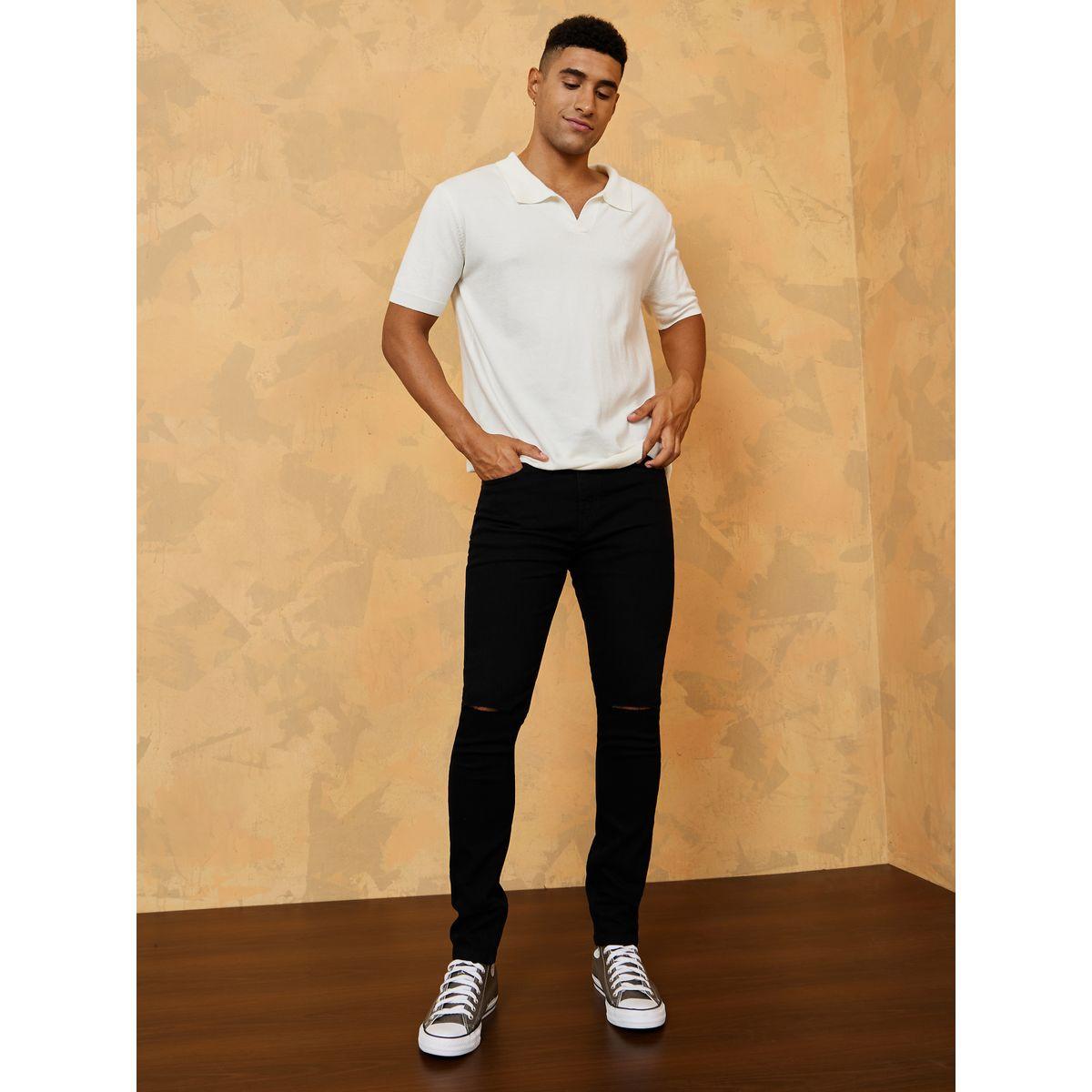 Styli Skinny Fit Jeans with Knee Rips-men-clothing-bottoms-jeans-image-2