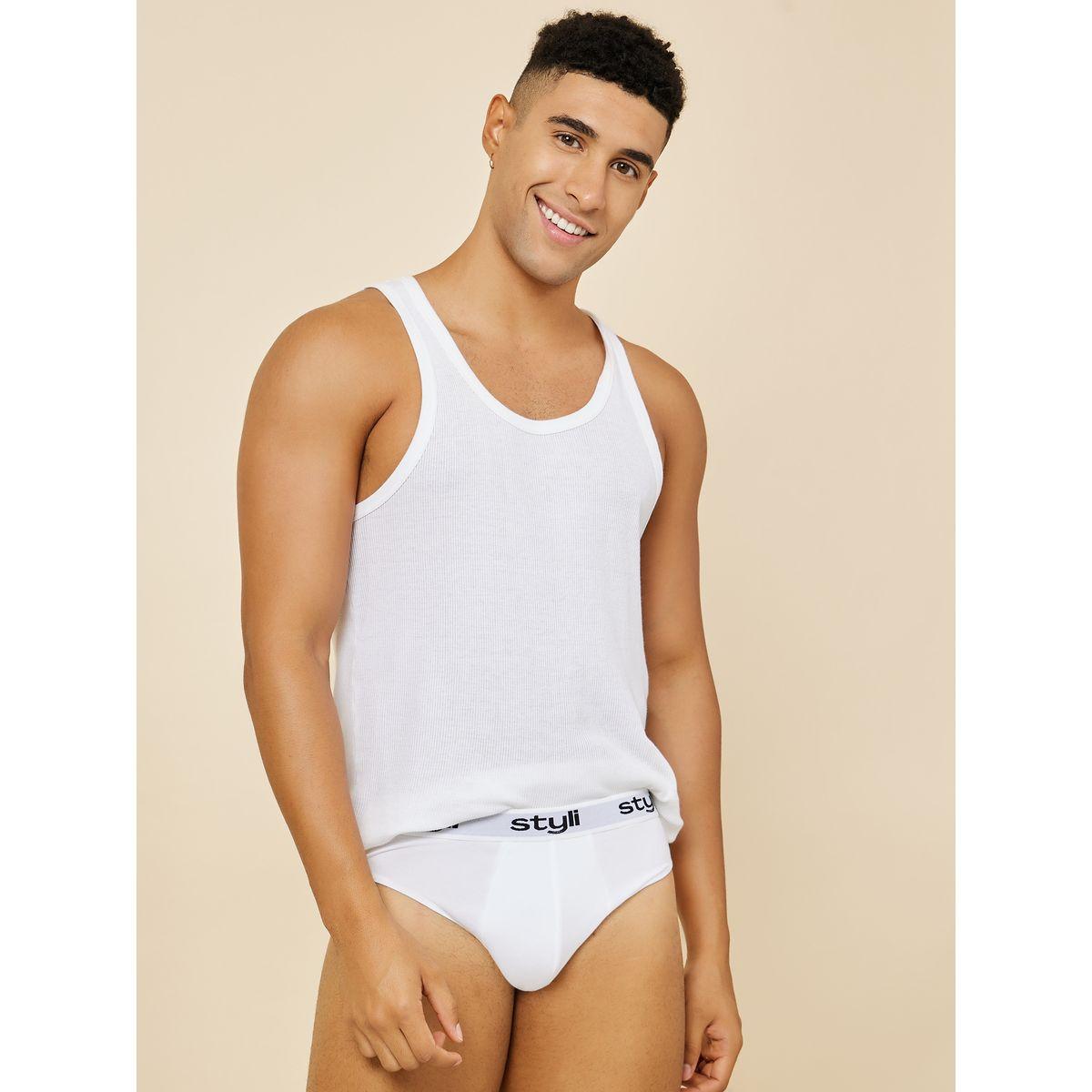 Styli Pack of 2 - Logo Printed Waistband Briefs-men-clothing-innerwear-underwear-image-5