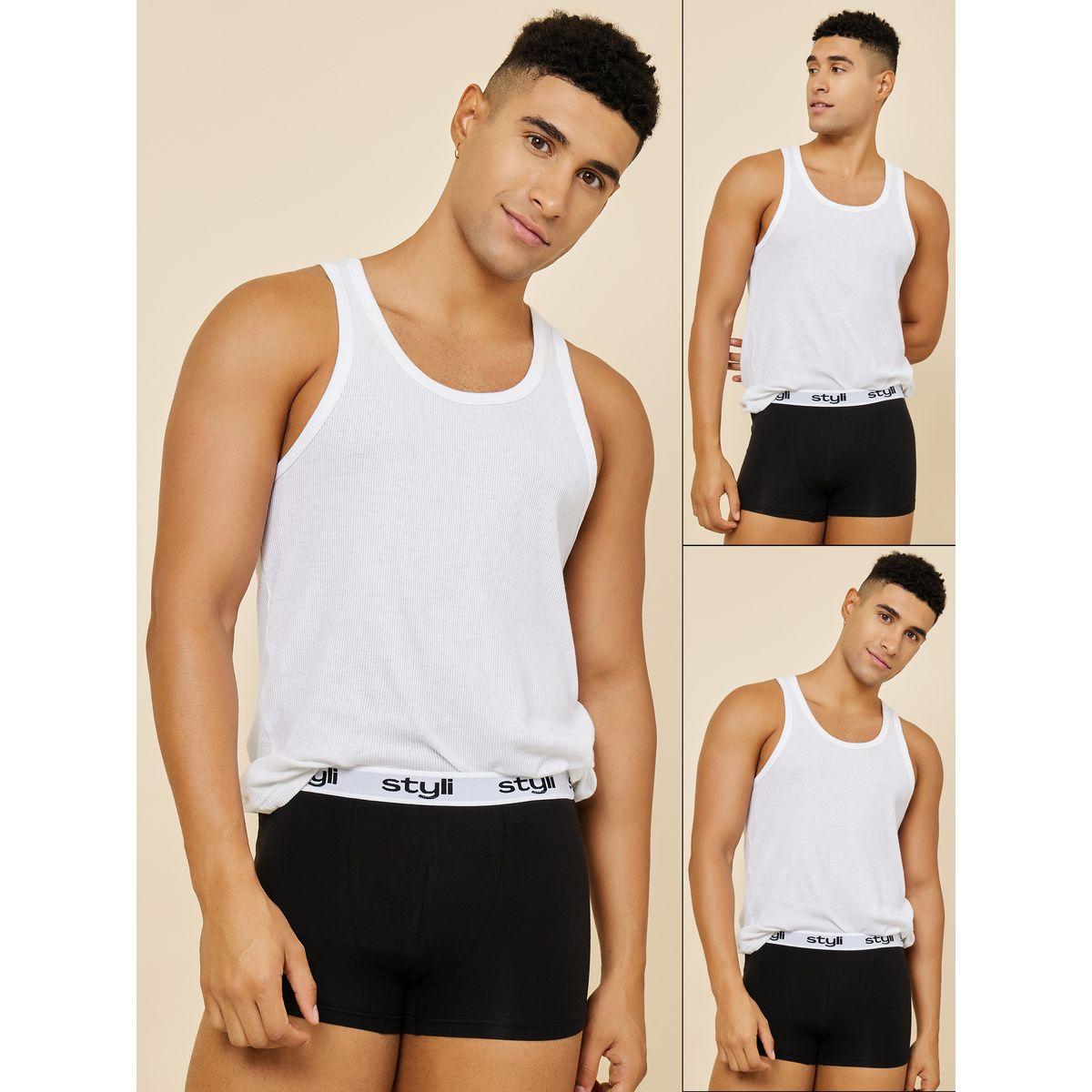 Styli Pack of 2 - Printed Waistband Trunks-men-clothing-innerwear-underwear-image-1