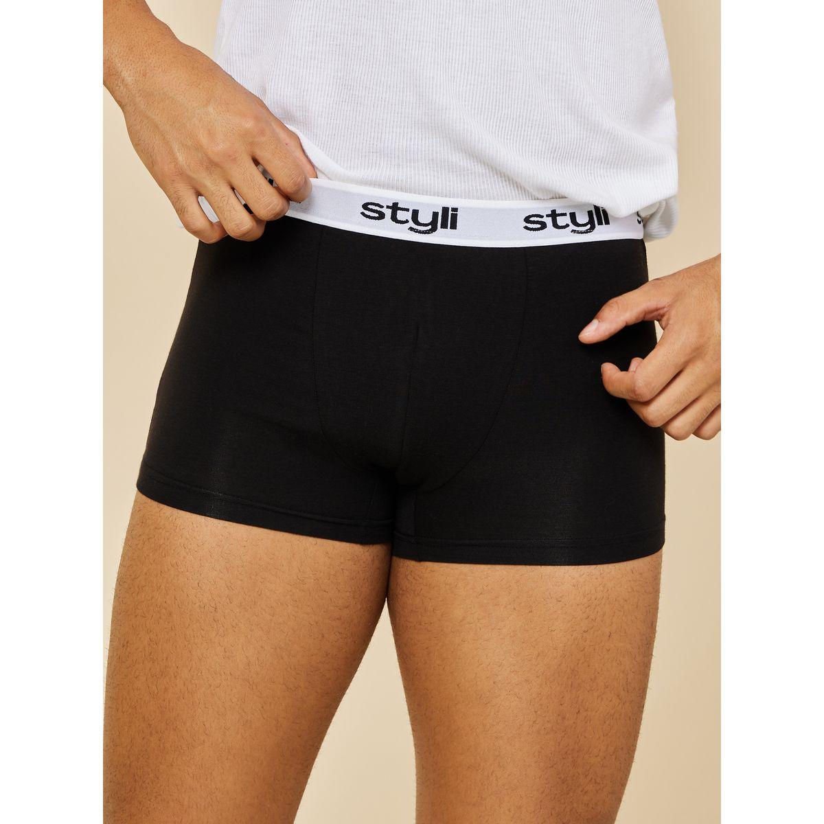 Styli Pack of 2 - Printed Waistband Trunks-men-clothing-innerwear-underwear-image-3
