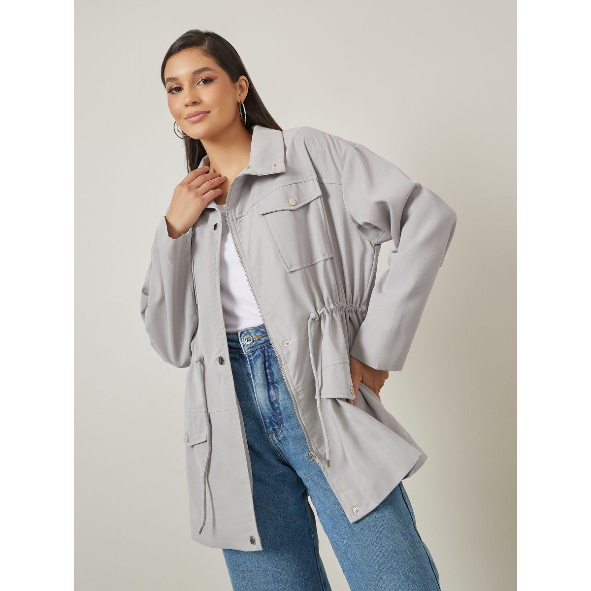 جاكيت بقصة واسعة وياقة عالية-women-winterwear-coatsandjackets-jackets-image-3