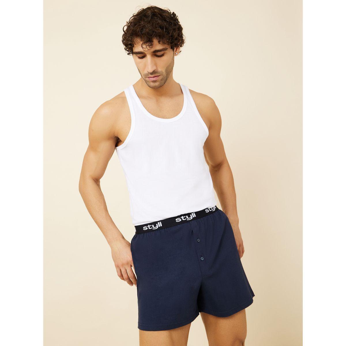 Styli Unwind Pack of 2 - Logo Print Elastic Waistband Boxers-men-clothing-innerwear-underwear-image-2