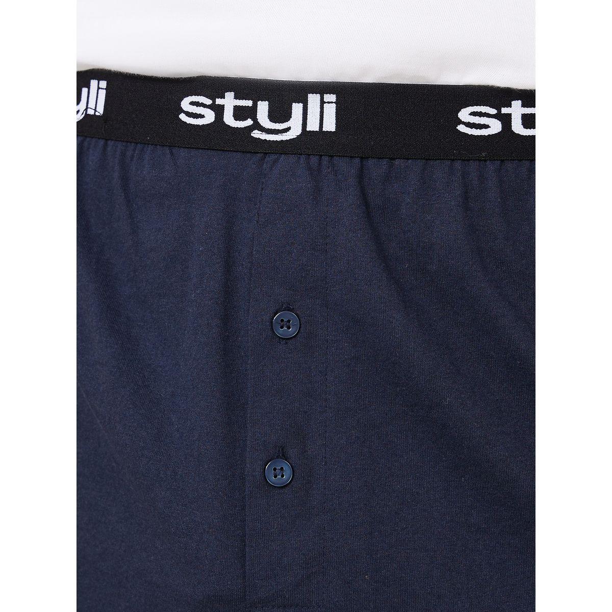 Styli Unwind Pack of 2 - Logo Print Elastic Waistband Boxers-men-clothing-innerwear-underwear-image-3