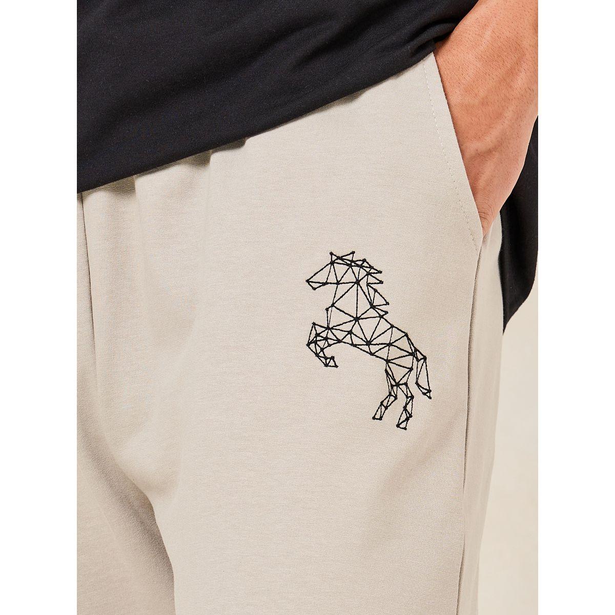 Styli Embroidery Detail Oversized Varsity Joggers-men-clothing-bottoms-joggers-image-3