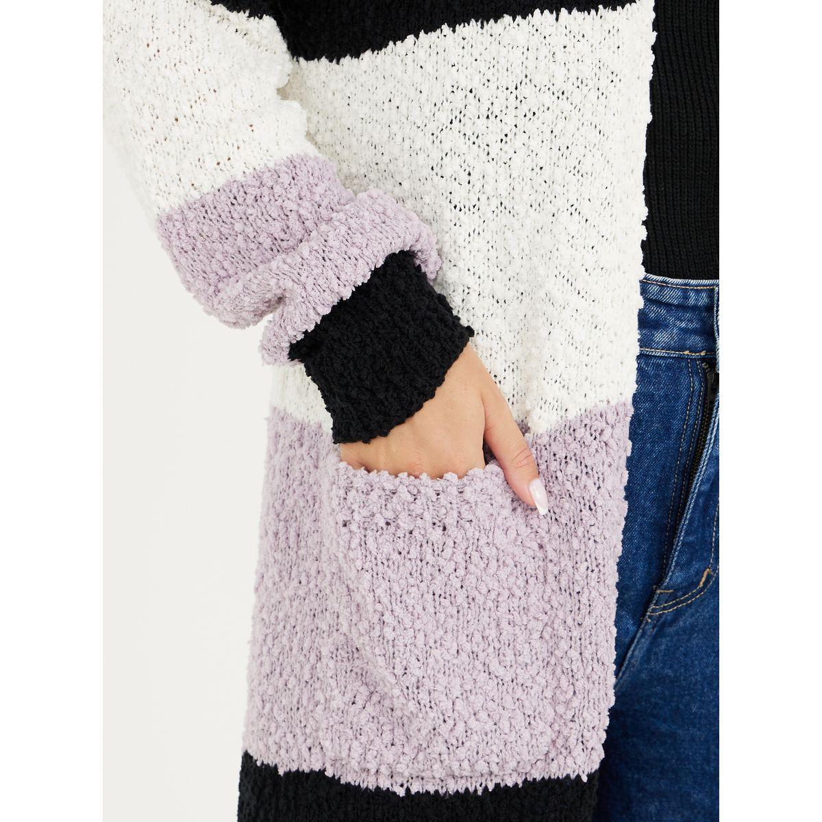 كارديجان محبوك بنمط كتل الالوان-women-winterwear-cardigansandjumpers-cardigans-image-3