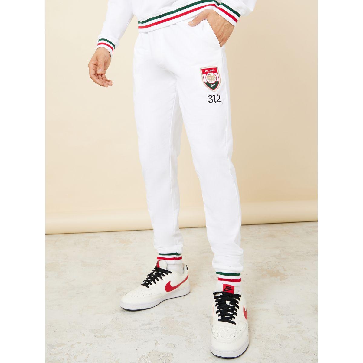 Styli Varsity Embroidery Detail Ribbed Cuff Jogger-men-clothing-bottoms-joggers-image-1