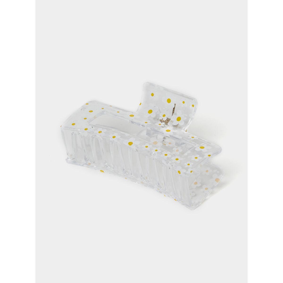Styli Daisy Print Claw Clip-women-hairaccessories-clips-image-1
