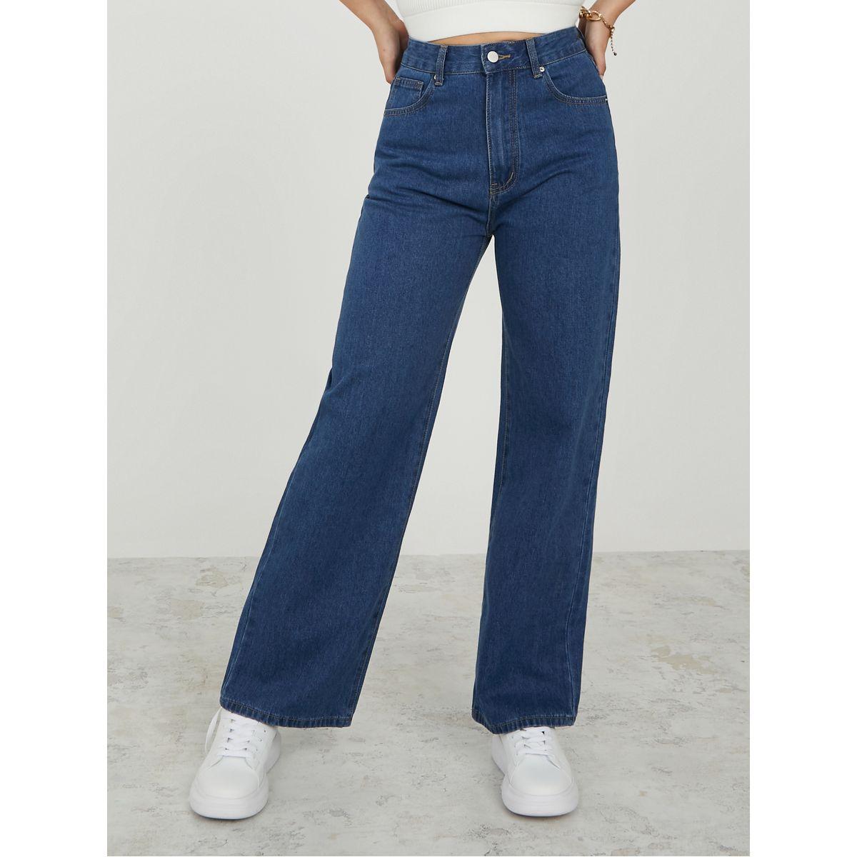 Styli High Rise Wide Leg Jeans-women-clothing-bottoms-jeans-image-1