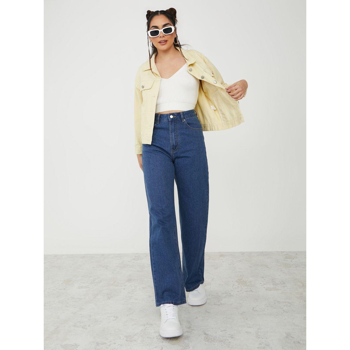 Styli High Rise Wide Leg Jeans-women-clothing-bottoms-jeans-image-2