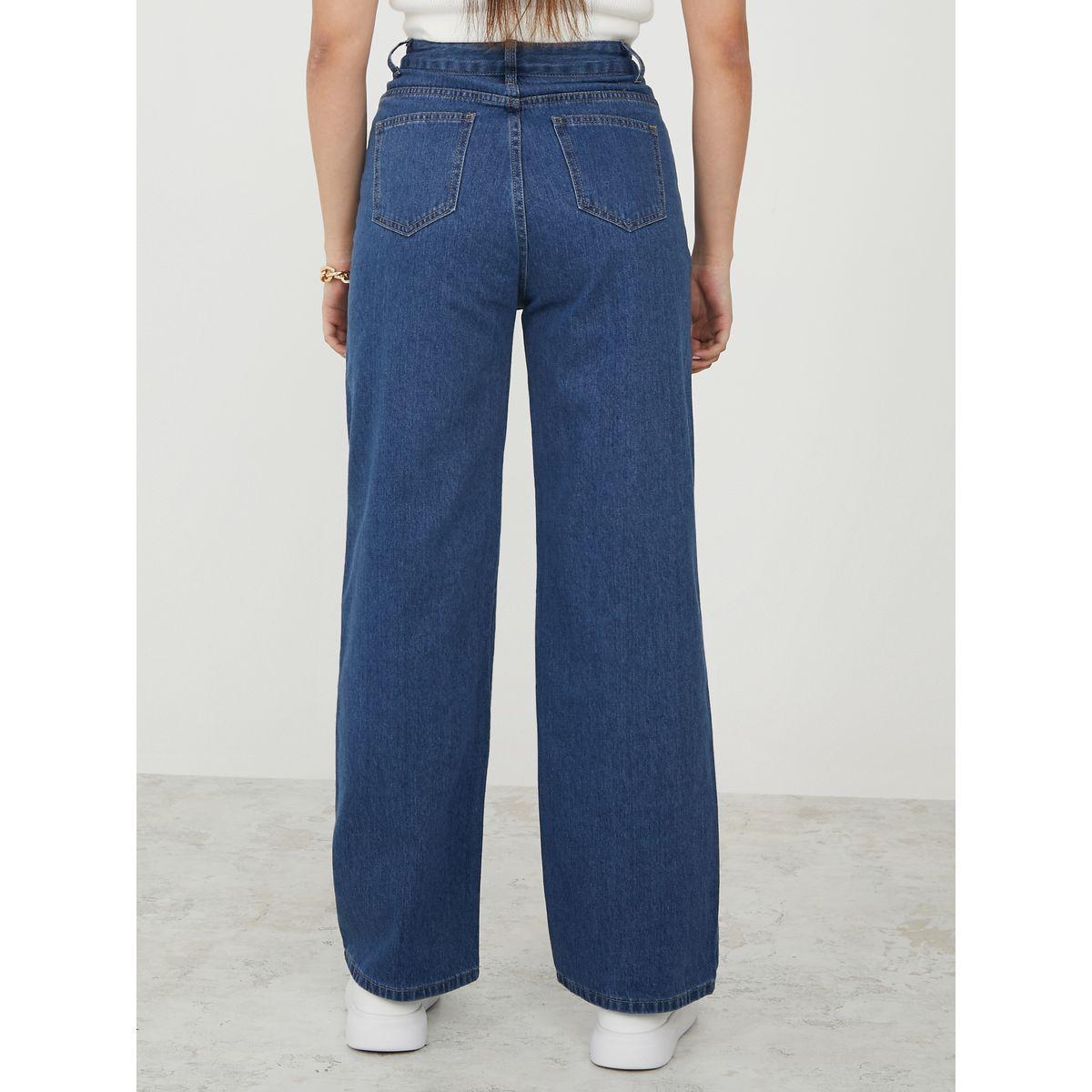 جينز بقصة واسعة وخصر عالي-women-clothing-bottoms-jeans-image-4