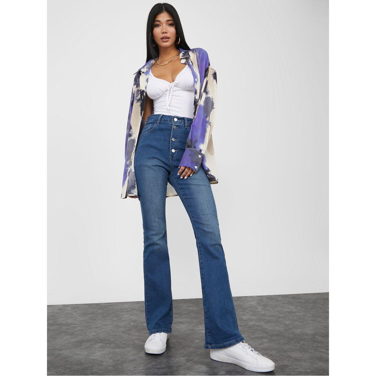 جينز بقصة واسعة وخصر عالي-women-clothing-bottoms-jeans-image-2