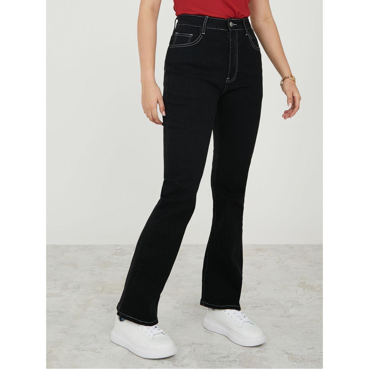 جينز بقصة واسعة وخصر عالي-women-clothing-bottoms-jeans-image-1