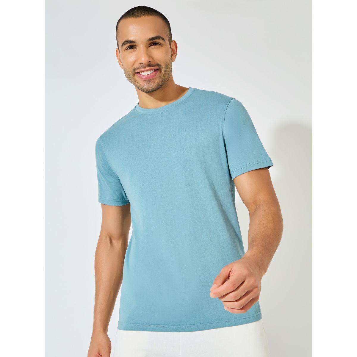 تيشيرت جيرسيه بقصة عادية واكمام قصيرة-men-clothing-tshirtsandpolos-tshirts-image-1