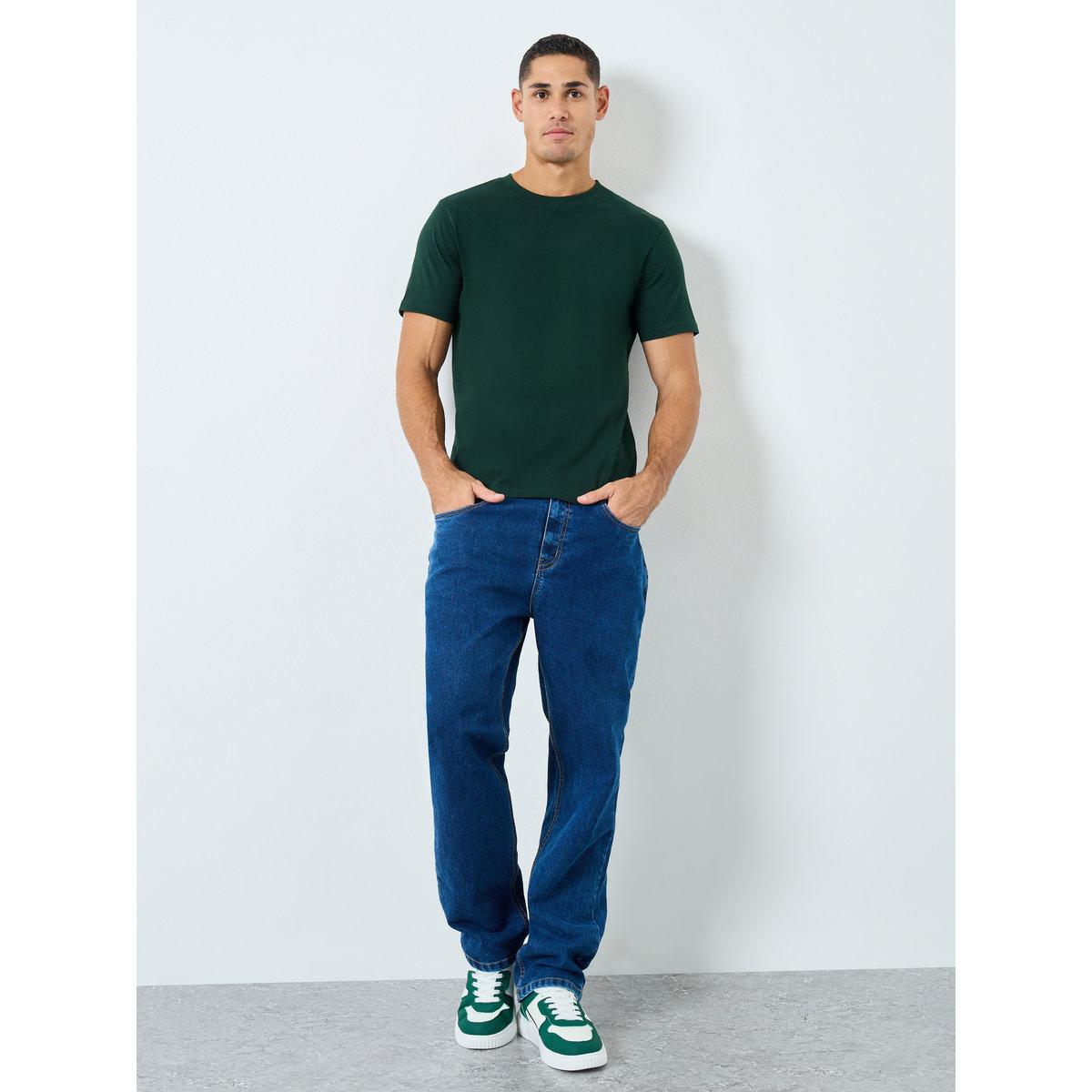 Styli Pure Cotton Compact Jersey Regular T-Shirt-men-clothing-tshirtsandpolos-tshirts-image-2