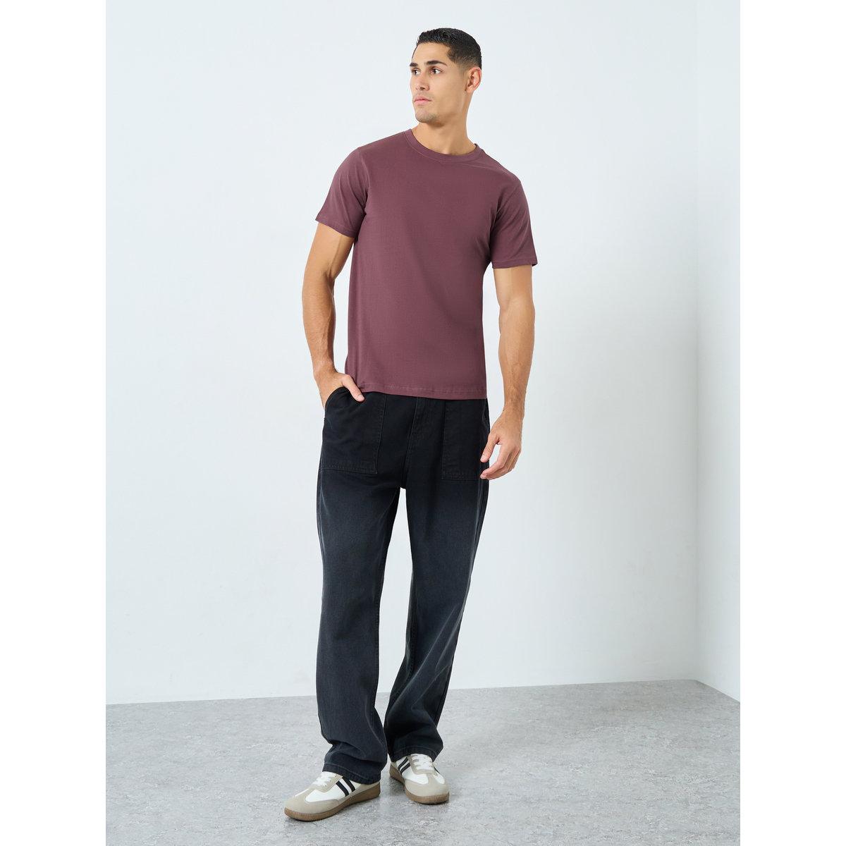 Styli Pure Cotton Compact Jersey Regular T-Shirt-men-clothing-tshirtsandpolos-tshirts-image-2
