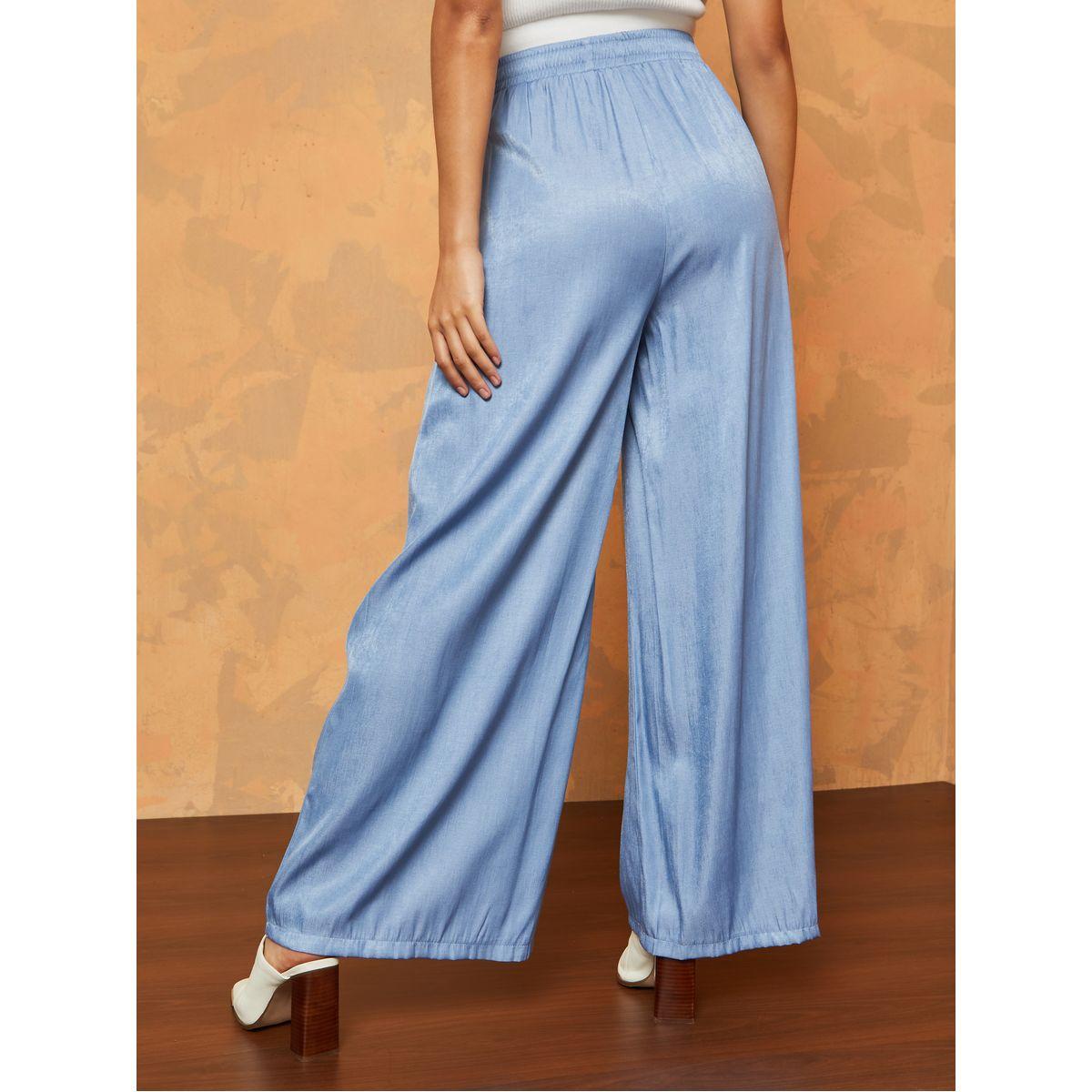 Styli Elasticated Waist Wide Leg Trouser-women-clothing-bottoms-trousers-image-4