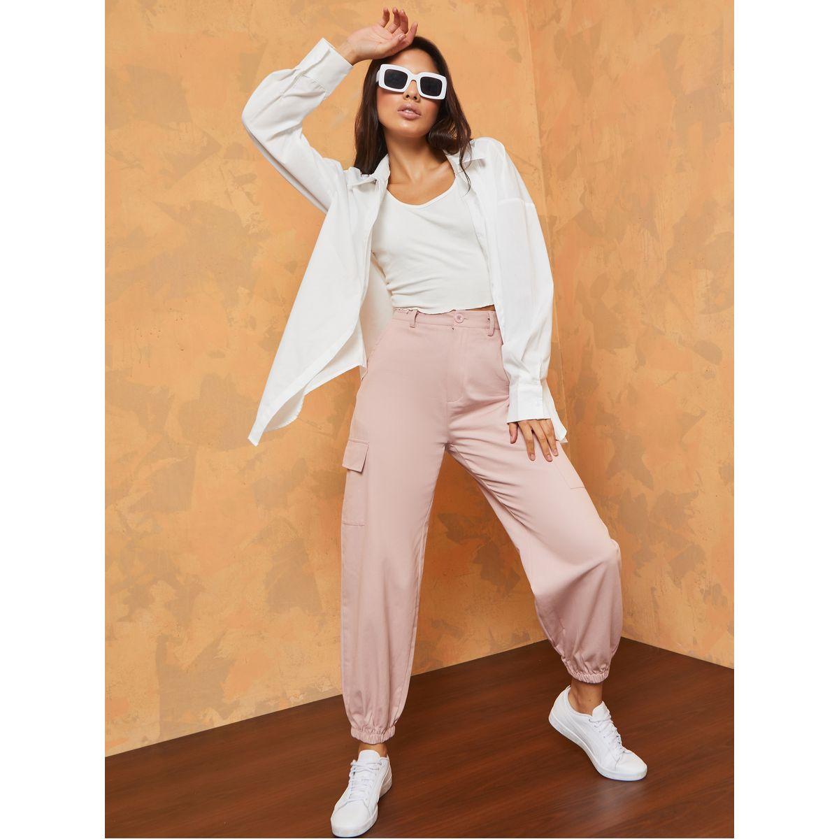 Styli High Waist Cargo Pocket Detail Jogger-women-clothing-bottoms-joggers-image-1
