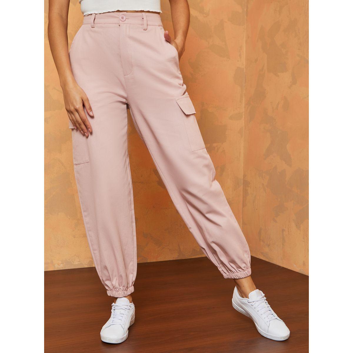 Styli High Waist Cargo Pocket Detail Jogger-women-clothing-bottoms-joggers-image-2