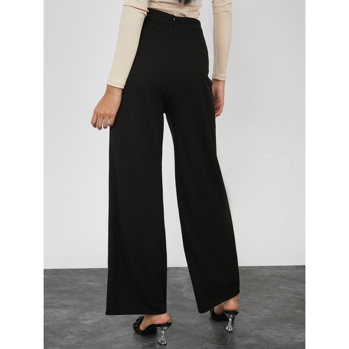 بنطال كاجوال بقصة مستقيمة-women-clothing-bottoms-trousers-image-4