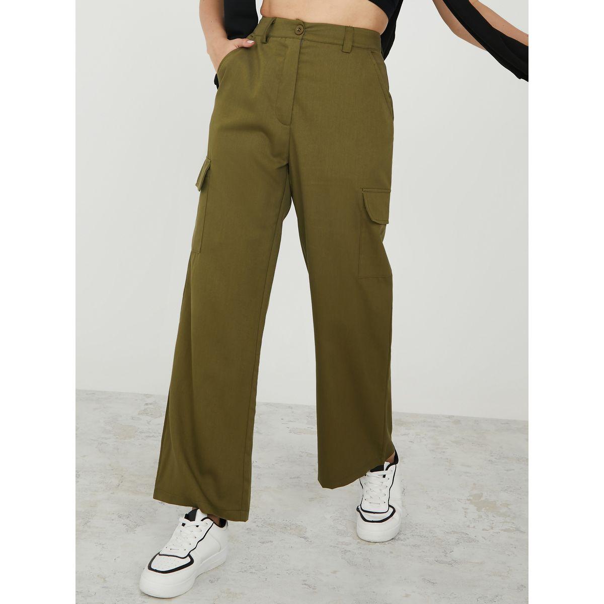 بنطال كارجو بقصة واسعة-women-clothing-bottoms-trousers-image-2