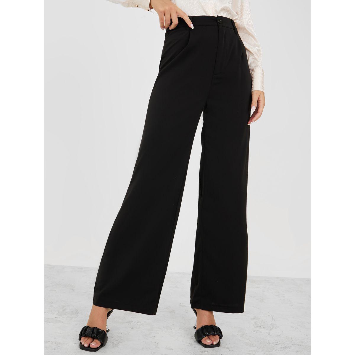 Styli High Waist Wide Leg Trouser-women-clothing-bottoms-trousers-image-1