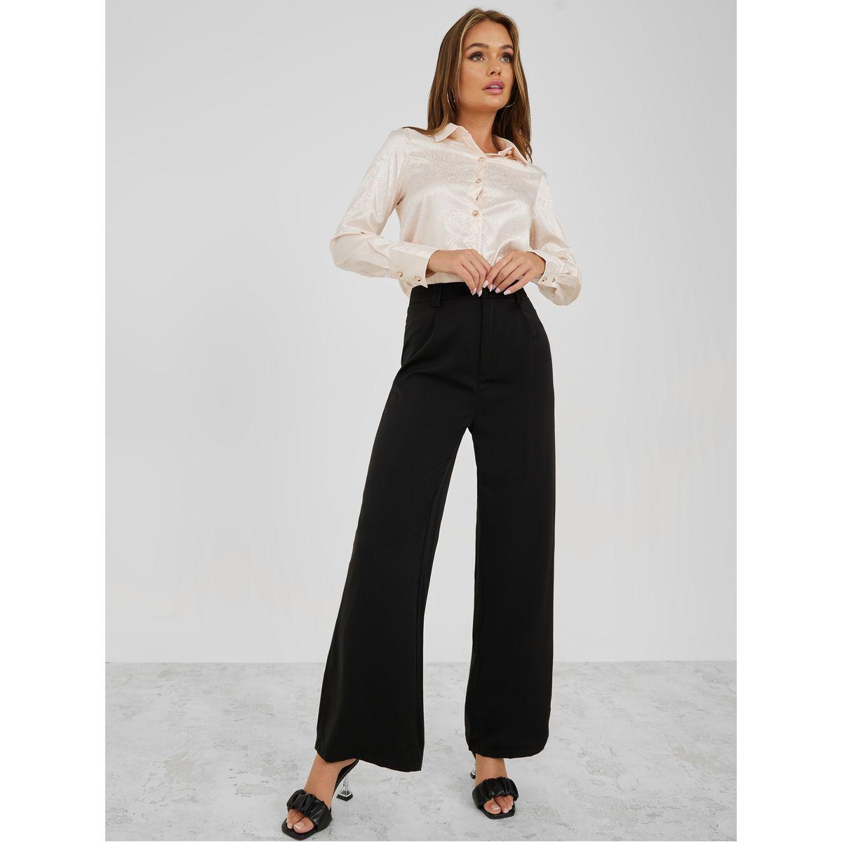Styli High Waist Wide Leg Trouser-women-clothing-bottoms-trousers-image-2