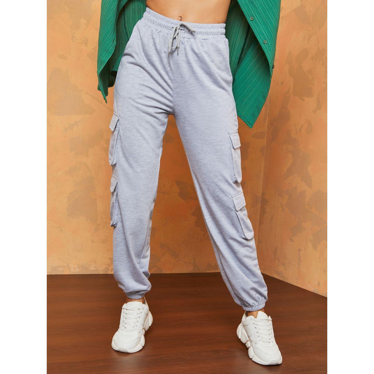 Styli High Waist Cargo Pocket Detail Jogger-women-clothing-bottoms-joggers-image-2