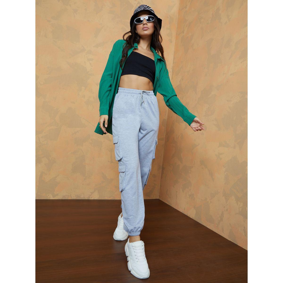 Styli High Waist Cargo Pocket Detail Jogger-women-clothing-bottoms-joggers-image-3