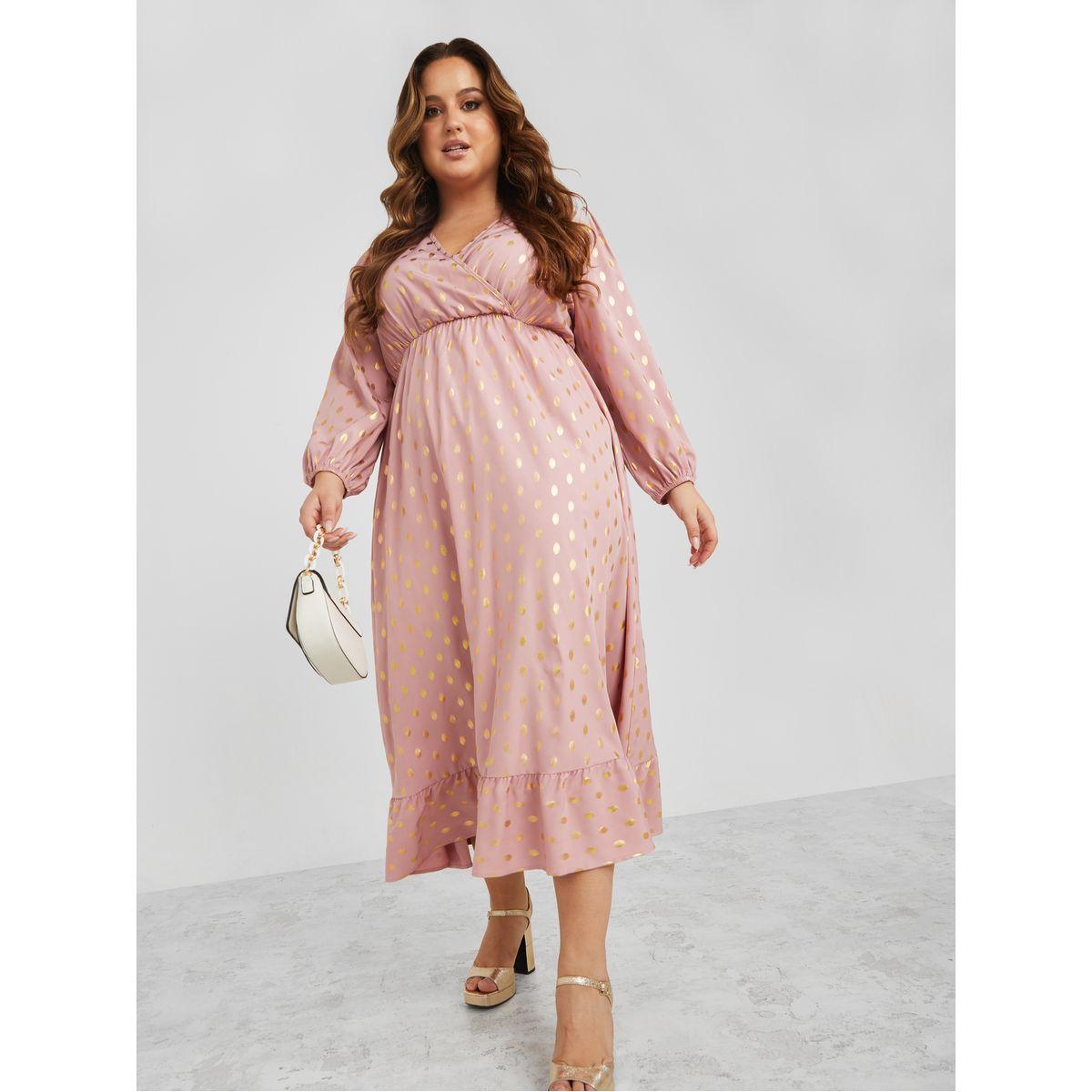 فستان ميدي باكمام طويلة-women-clothing-dresses-image-1