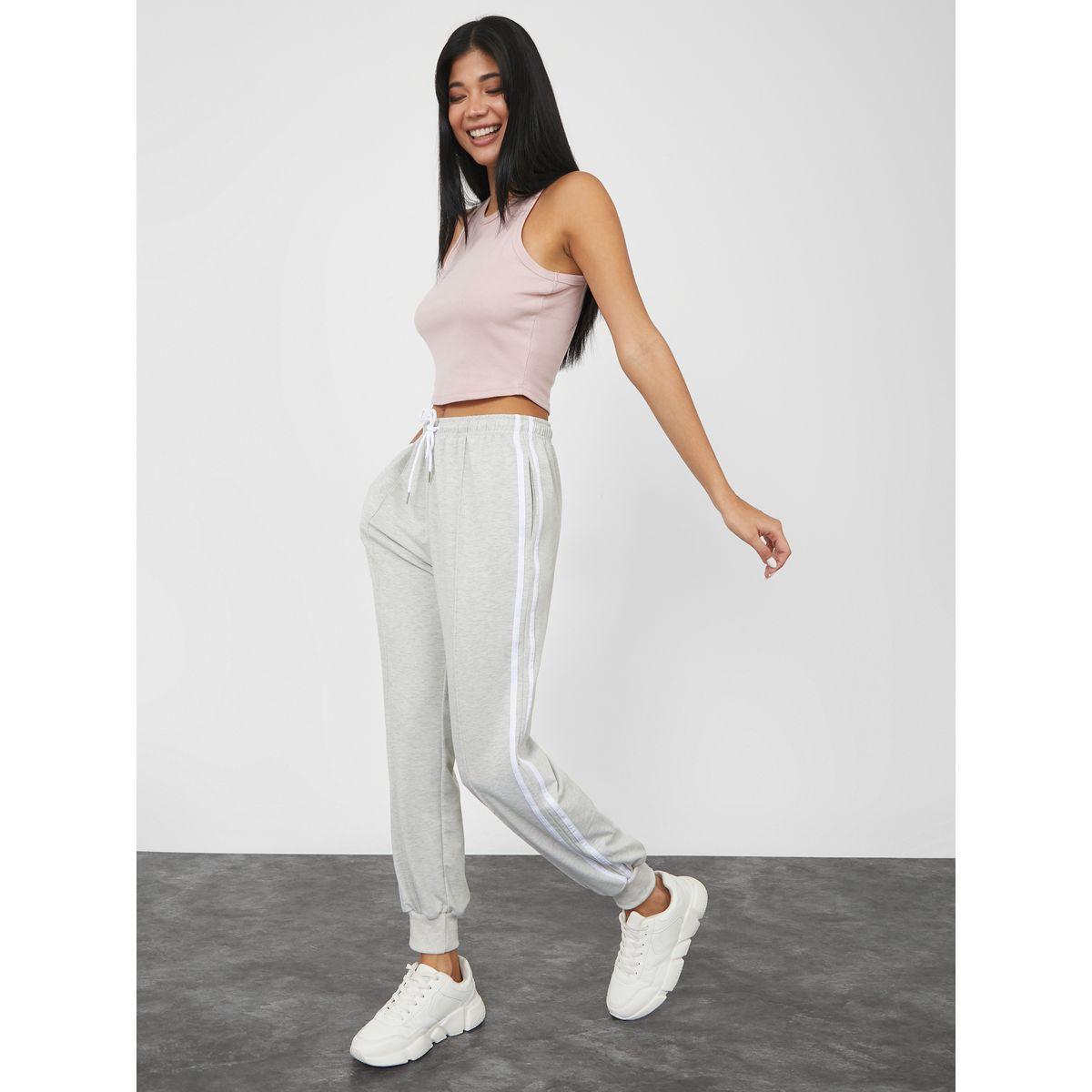 جوغر بقصة مريحة واربطة خصر-women-clothing-bottoms-joggers-image-2