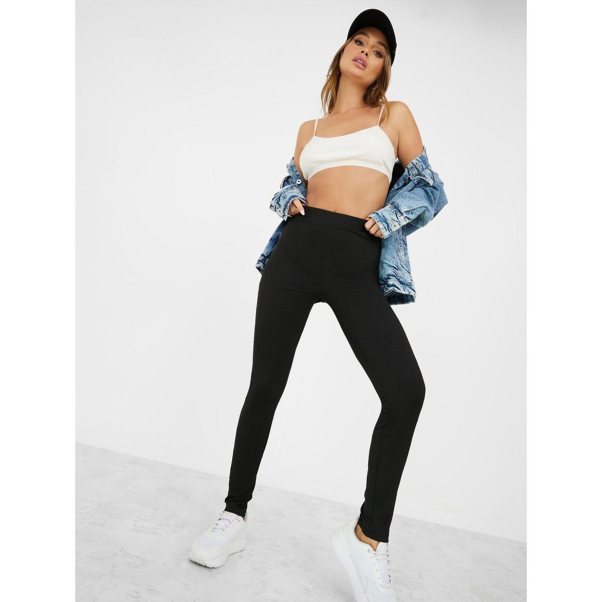 ليقنز مضلع بخصر مطاطي-women-clothing-bottoms-leggings-image-2