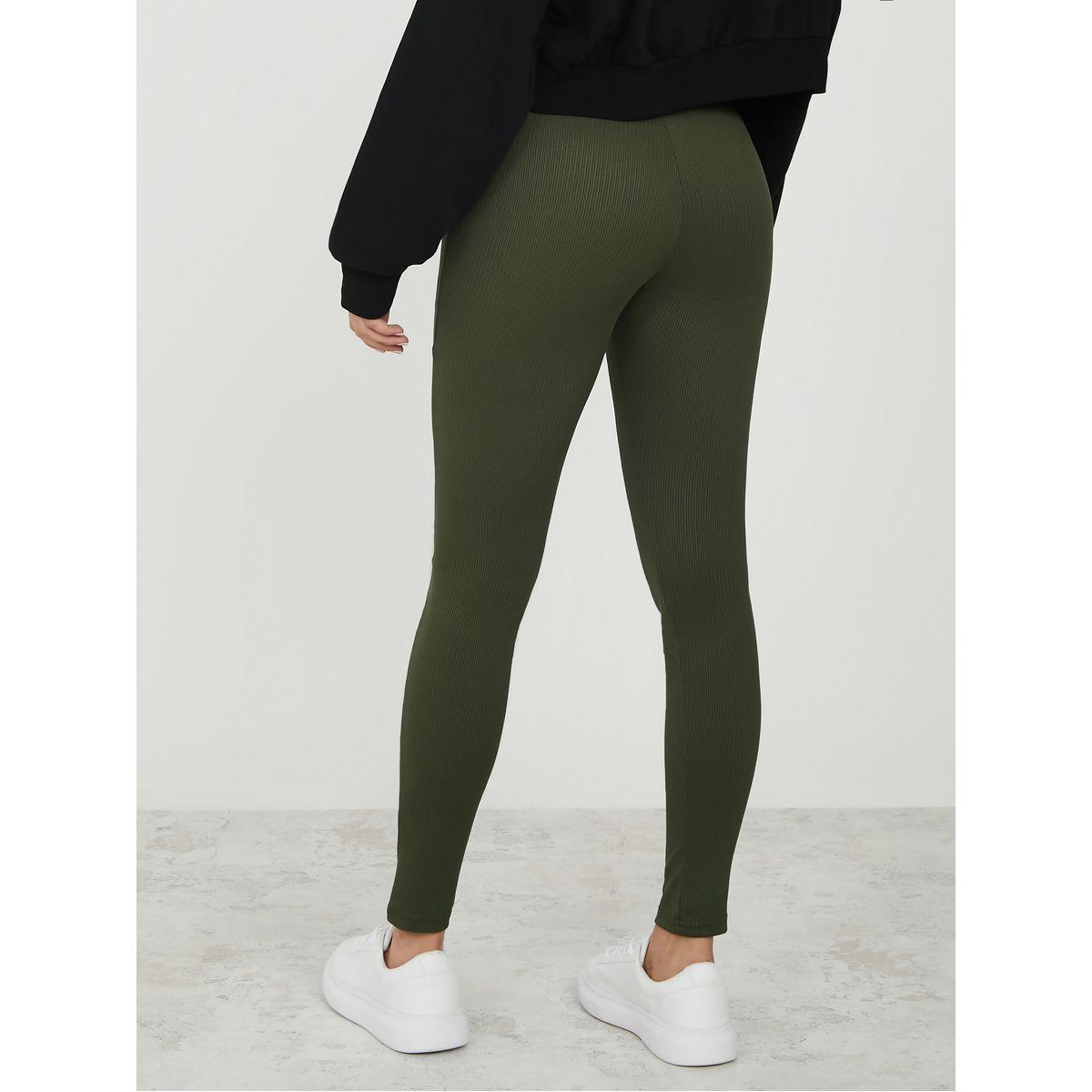 Styli Elasticated Waistband Ribbed Legging-women-clothing-bottoms-leggings-image-4