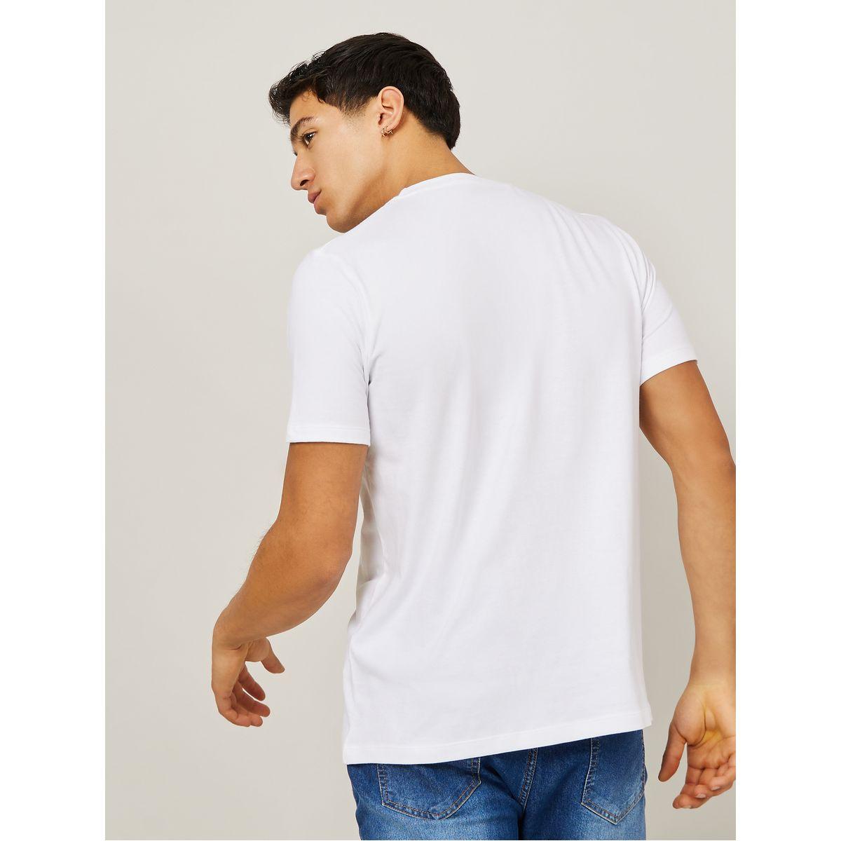 Styli Solid Crew Neck Slim Fit T-Shirt-men-clothing-tshirtsandpolos-tshirts-image-4