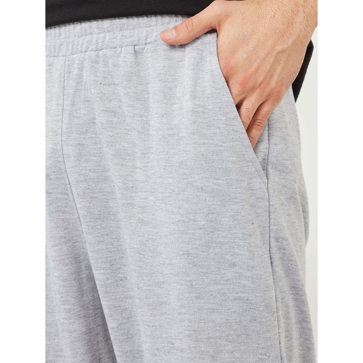 Styli Solid Oversized Fit Elastic Cuff Jogger-men-clothing-bottoms-joggers-image-4