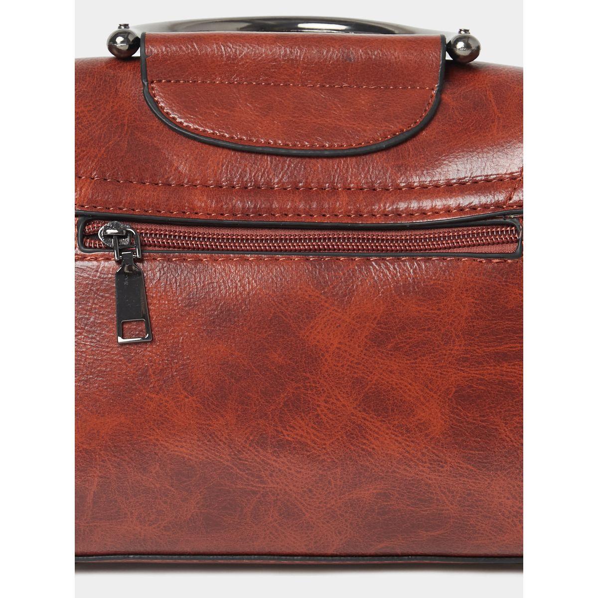 Styli Flap Over Satchel Bag with Top Handle-women-bagsandwallets-handbags-image-3