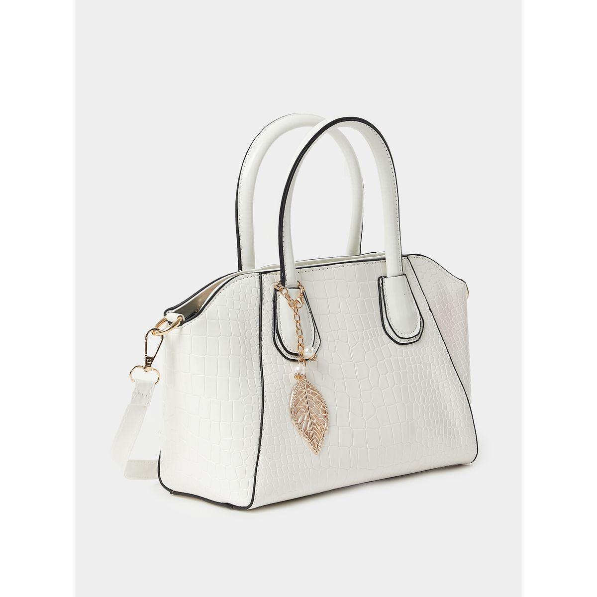 Styli Snake Skin Textured City Bag with Adjustable Strap-women-bagsandwallets-handbags-image-1