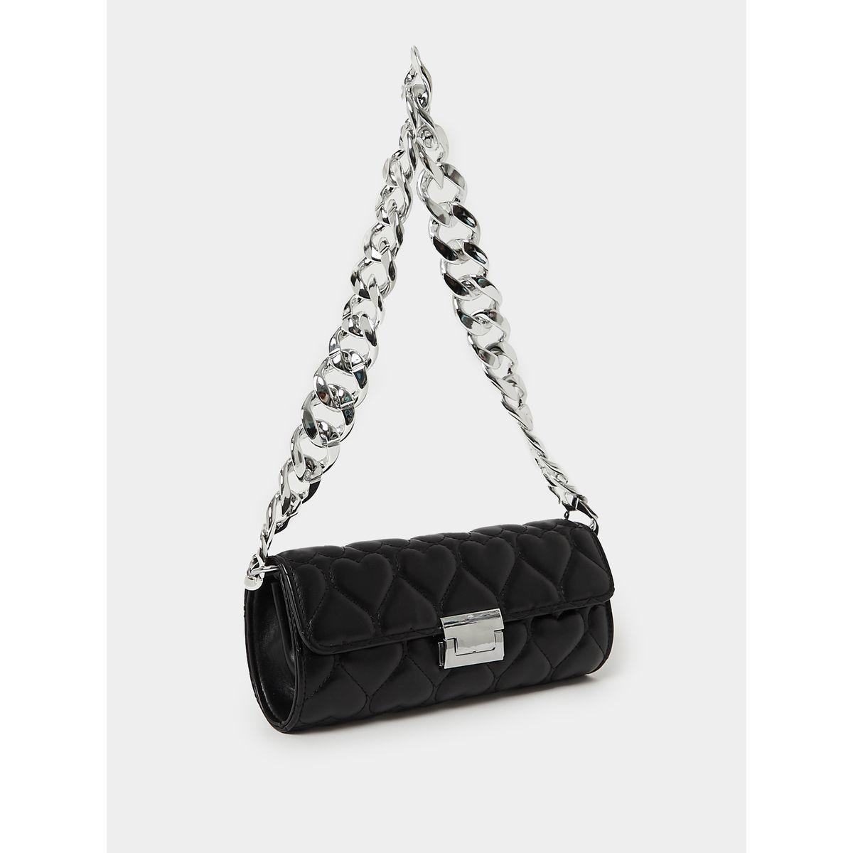 Styli Chain Strap Heart Quilted Barrel Bag-women-bagsandwallets-handbags-image-1