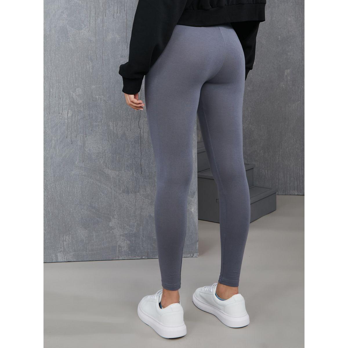 Styli Elastic Waistband Basic Leggings-women-clothing-bottoms-leggings-image-4