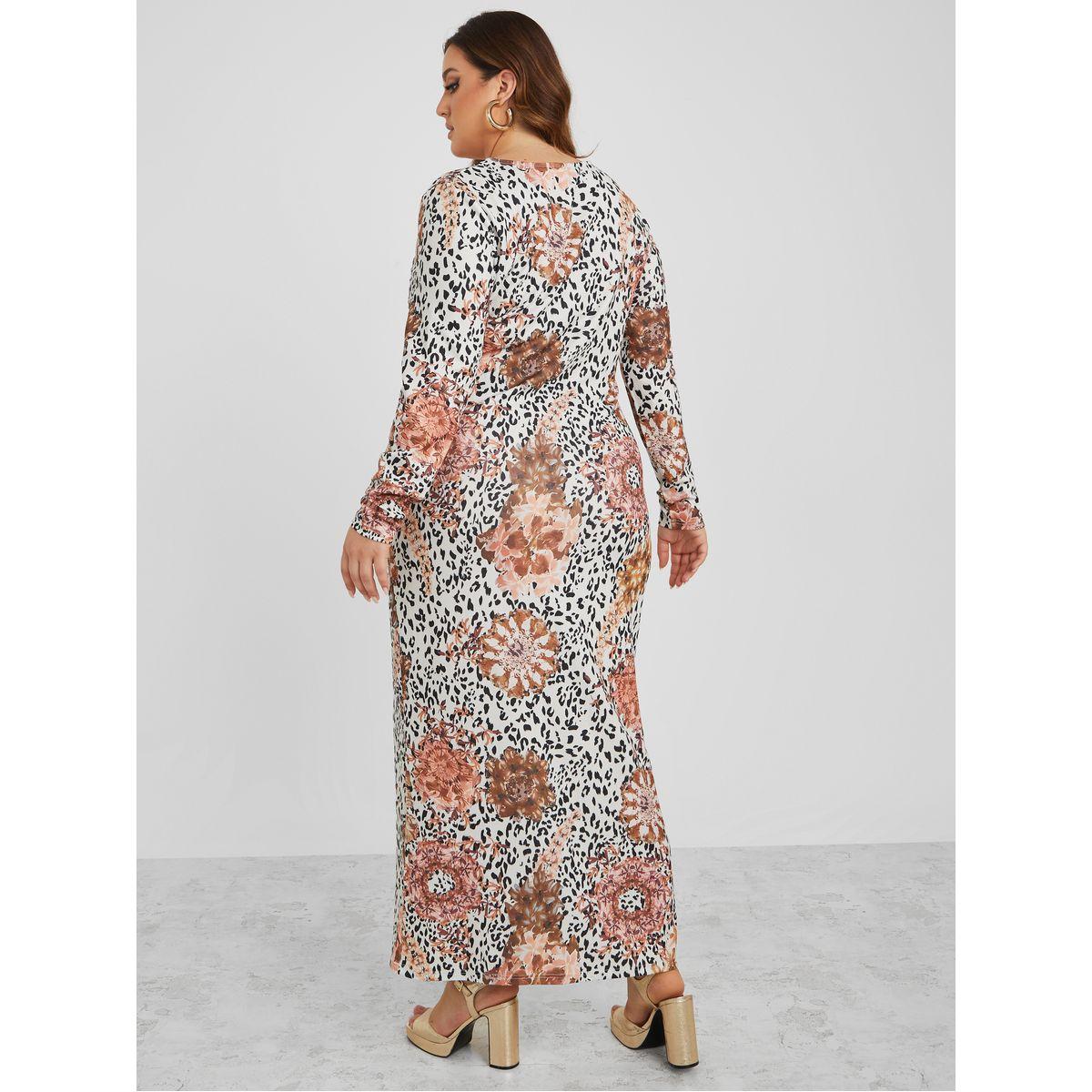 فستان طويل مطبع بطبعة حيوان-women-clothing-dresses-image-4