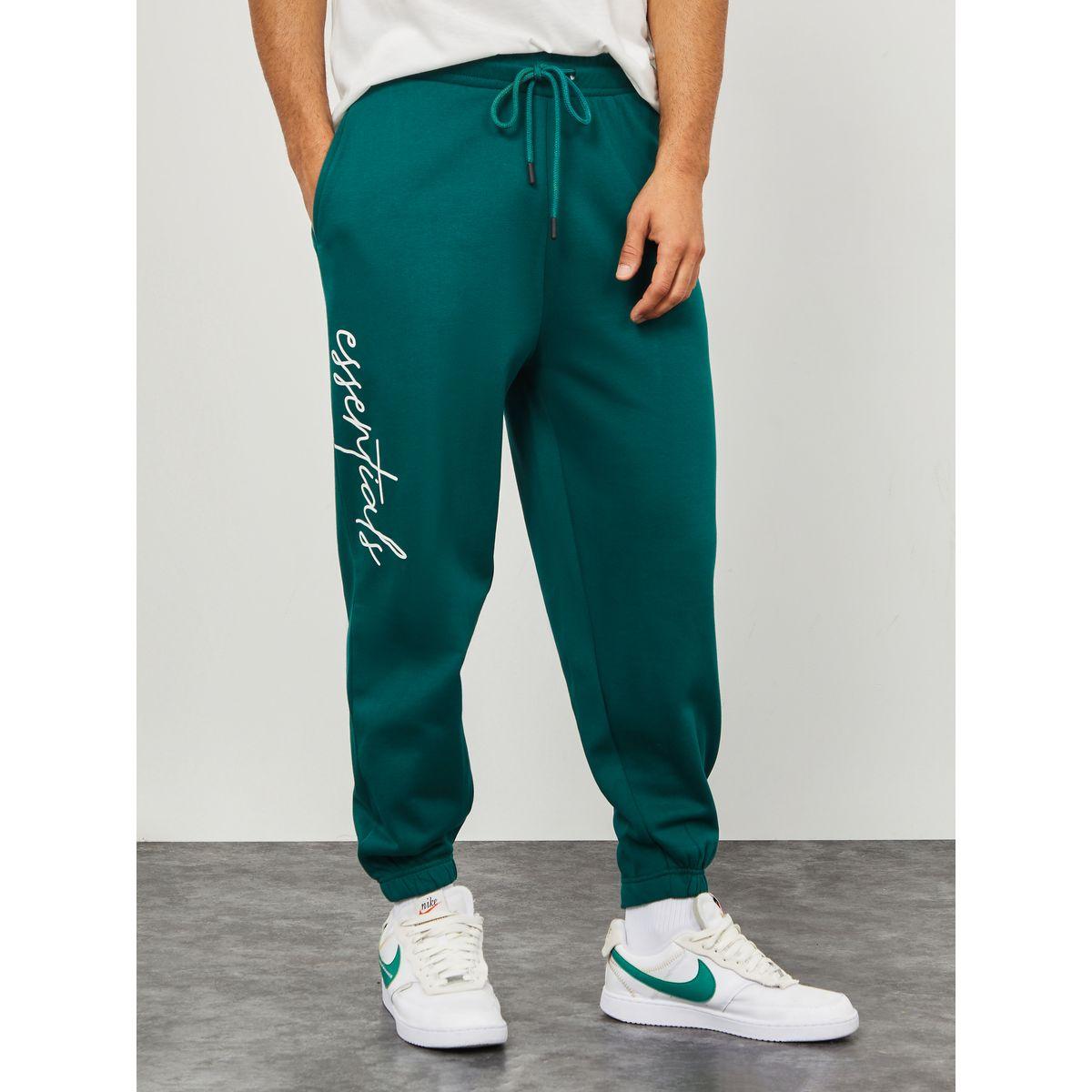 Styli Slogan Print Oversized Fit Jogger with Slip Pocket-men-clothing-bottoms-joggers-image-2