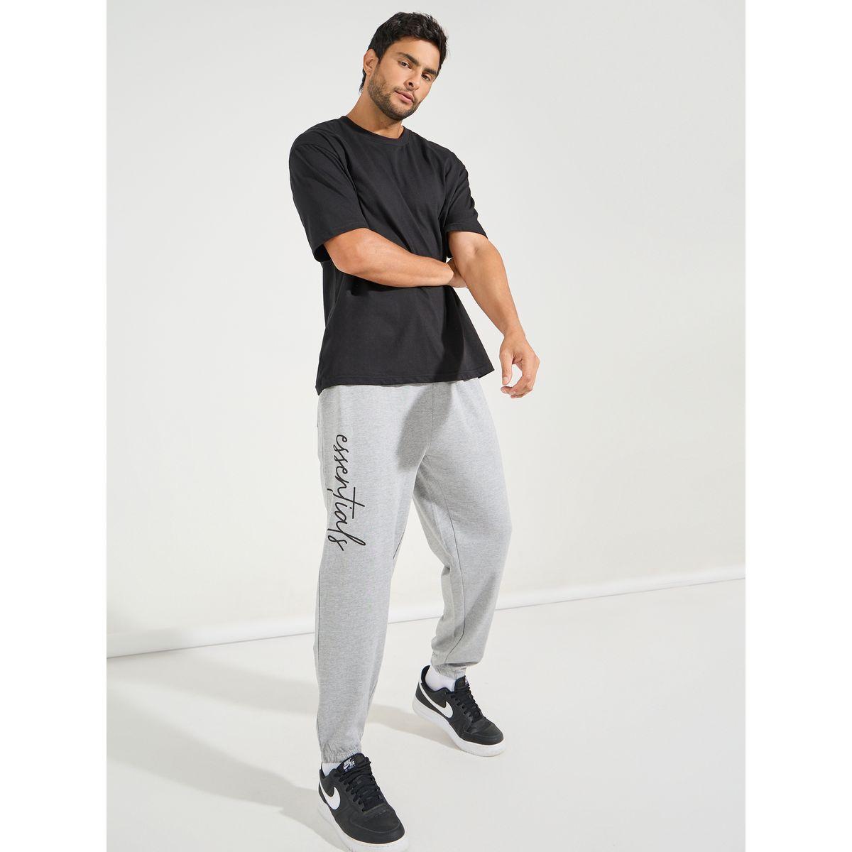 Styli Slogan Print Oversized Fit Jogger with Slip Pocket_NR_50957413-men-clothing-bottoms-joggers-image-2