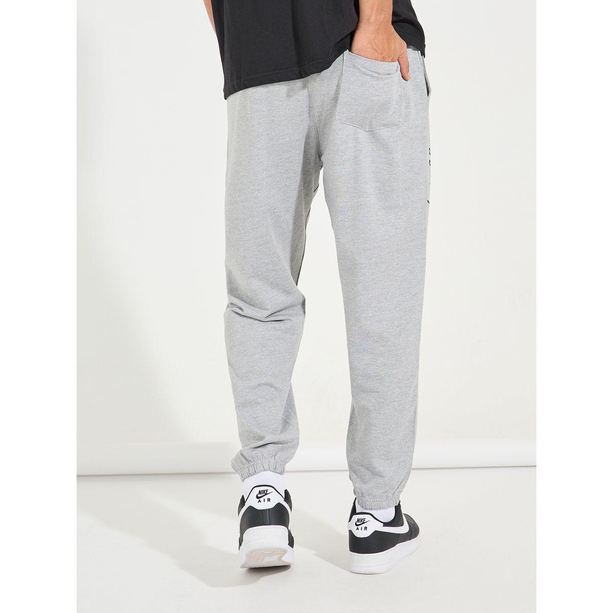 جوغر بقصة فضفاضة مطبع بكتابة مع جيب-men-clothing-bottoms-joggers-image-4
