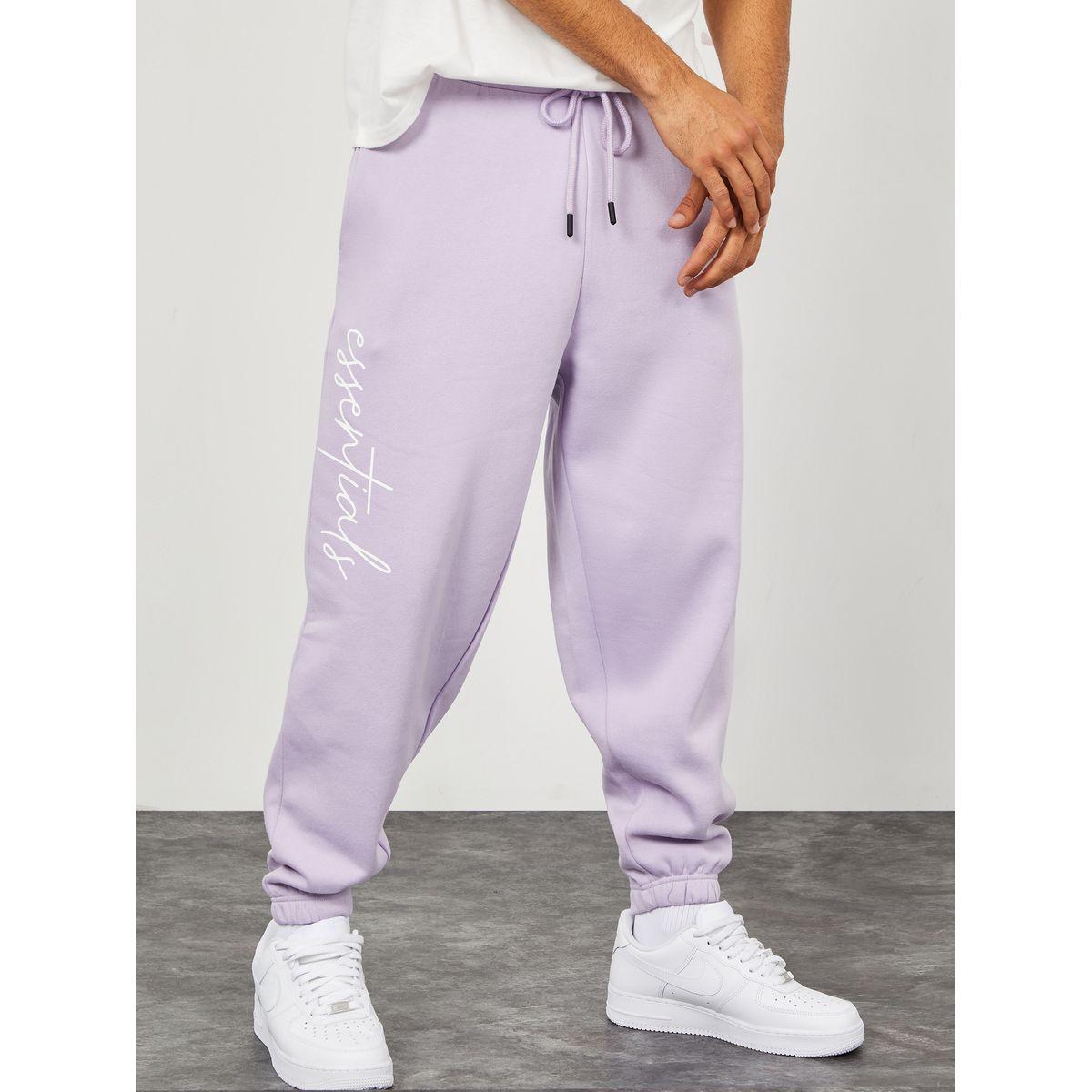 جوغر مطبع بكتابة وقصة واسعة-men-clothing-bottoms-joggers-image-2