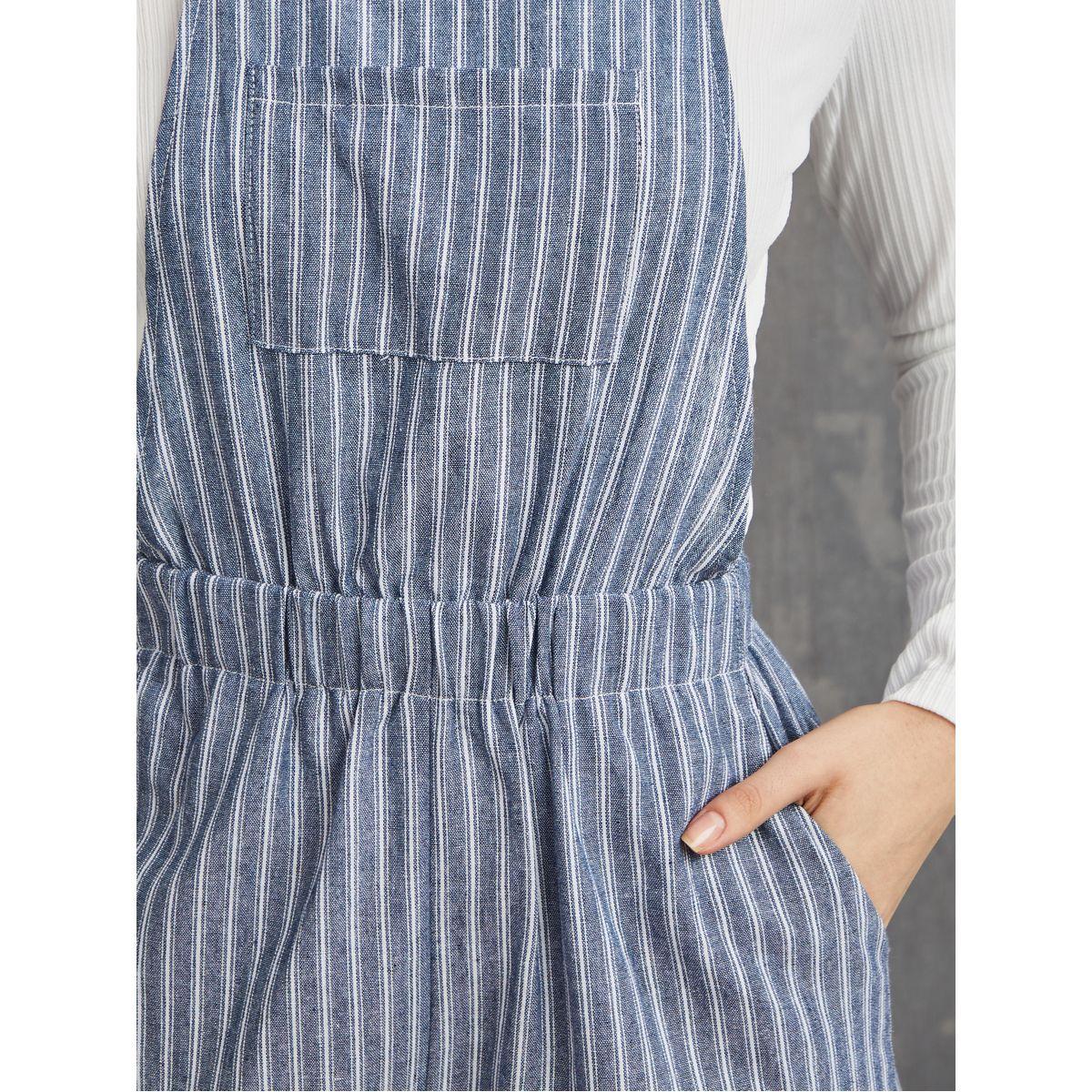 Styli Tie Shoulder Striped Romper-women-clothing-jumpsuits-image-3