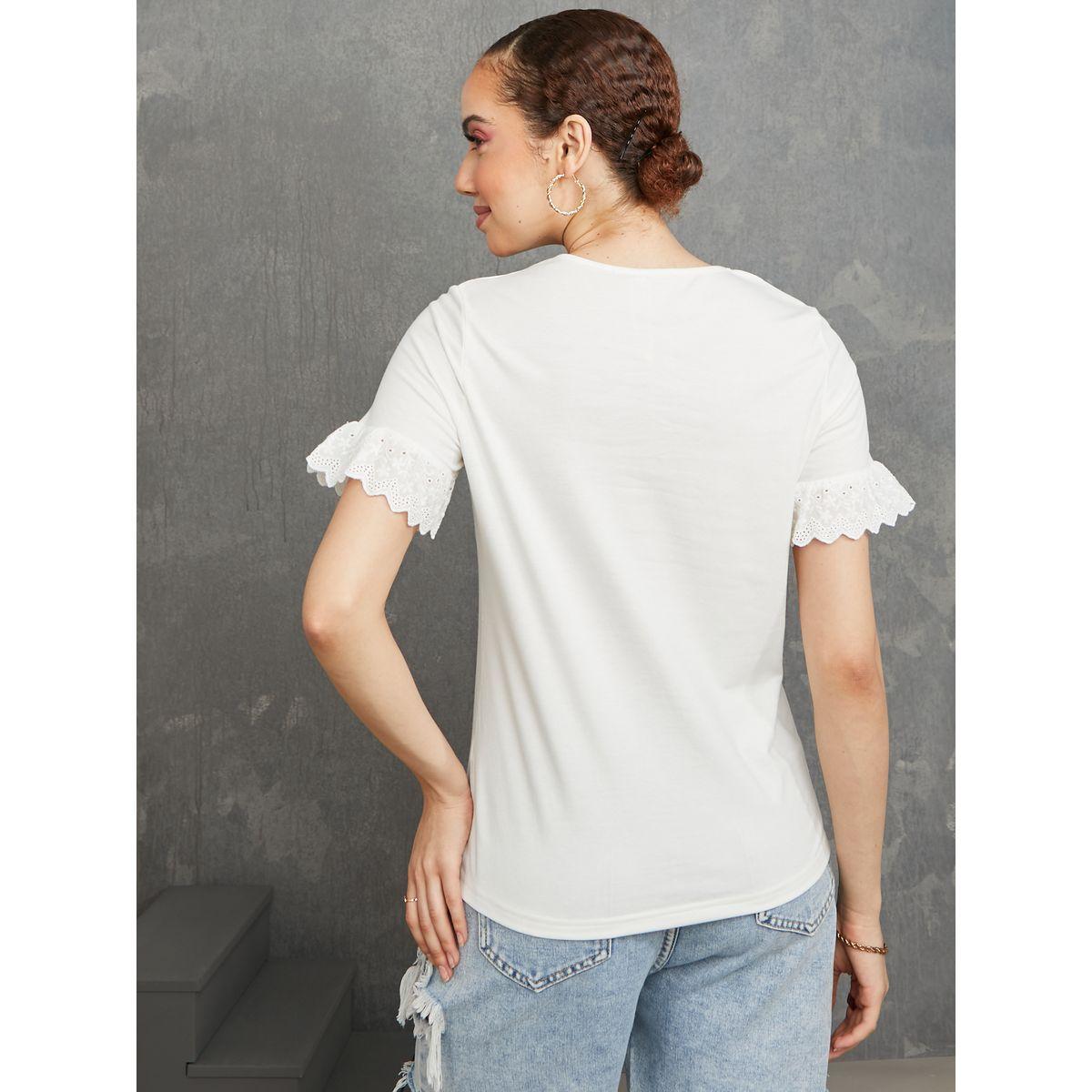 بلوزة بياقة دائرية واكمام قصيرة-women-clothing-shirtsandblouses-blouses-image-2