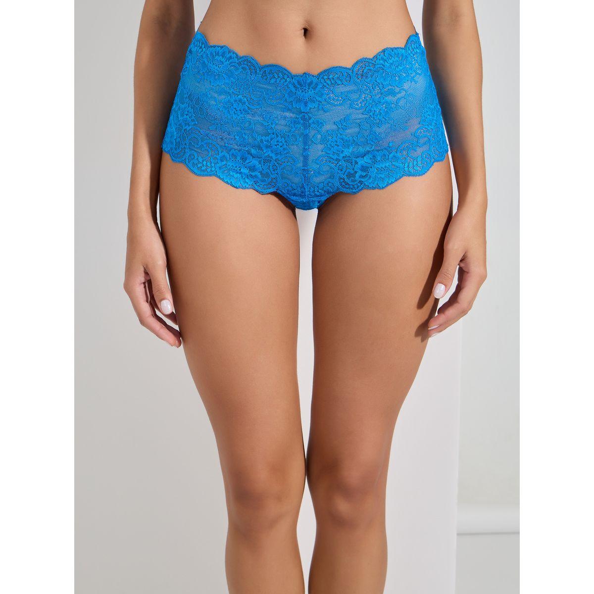 Styli Non Padded Non Wired Longline Lace Bralette & Full Shorts Set-women-clothing-lingerie-lingeriesets-image-3